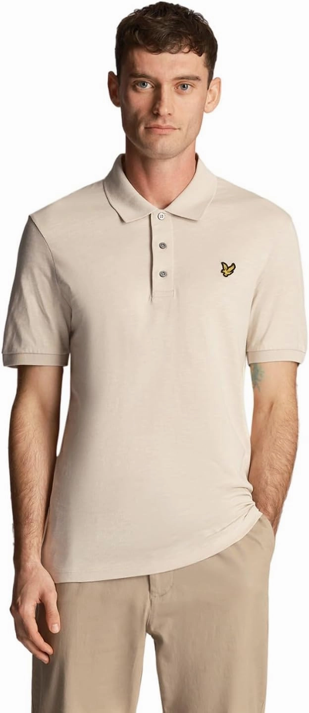 Lyle & Scott Mens Slub Polo Shirt