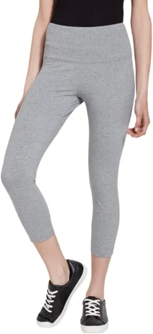 Lyssé Cotton Cropped Leggings – Breathable Cotton Leggings for Women with Soft Cotton Spandex Fabric