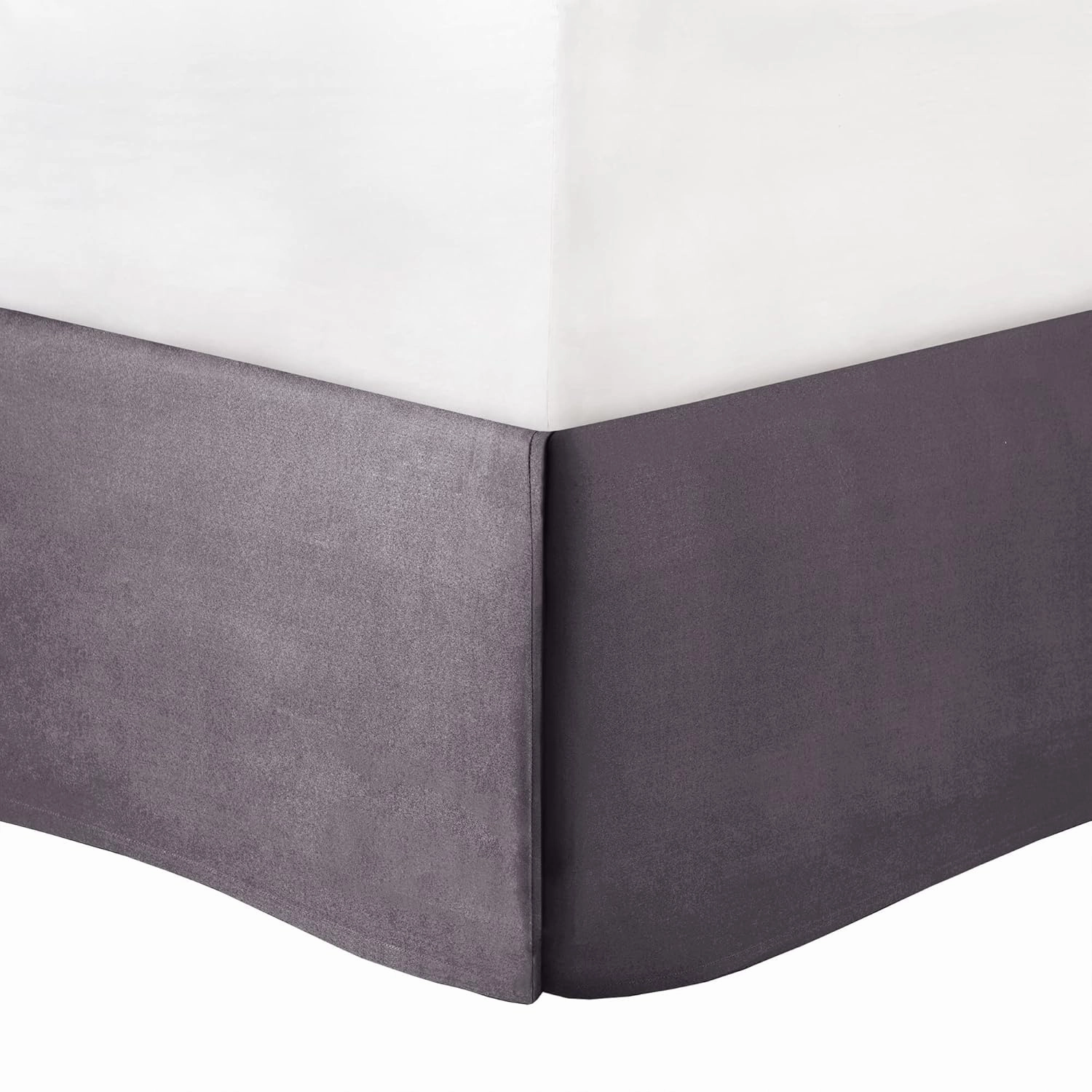 Madison Park Luxury Comforter Set-Traditional Jacquard Design, All Season Down Alternative Bedding, Matching Bedskirt, Decorative Pillows, Cal King(104"x92"), Rhapsody, Striped Purple 7 Piece