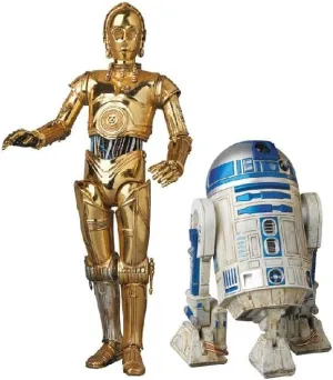 MAFEX No.012 Star Wars The Force Awakens C-3PO & R2-D2 Action Figure Medicom Toy Mafekkusu Non-Scale ABS & ATBC-PVC-Painted