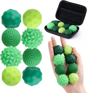 MAGICYOYO Magnetic Balls Fidget Toy - 8-Pack Silent Stress Relief Sensory Toy for Adults & Kids, Silicone Sensory Fidget Toys Anxiety & ADHD Calming Desk Toys for Office/Classroom