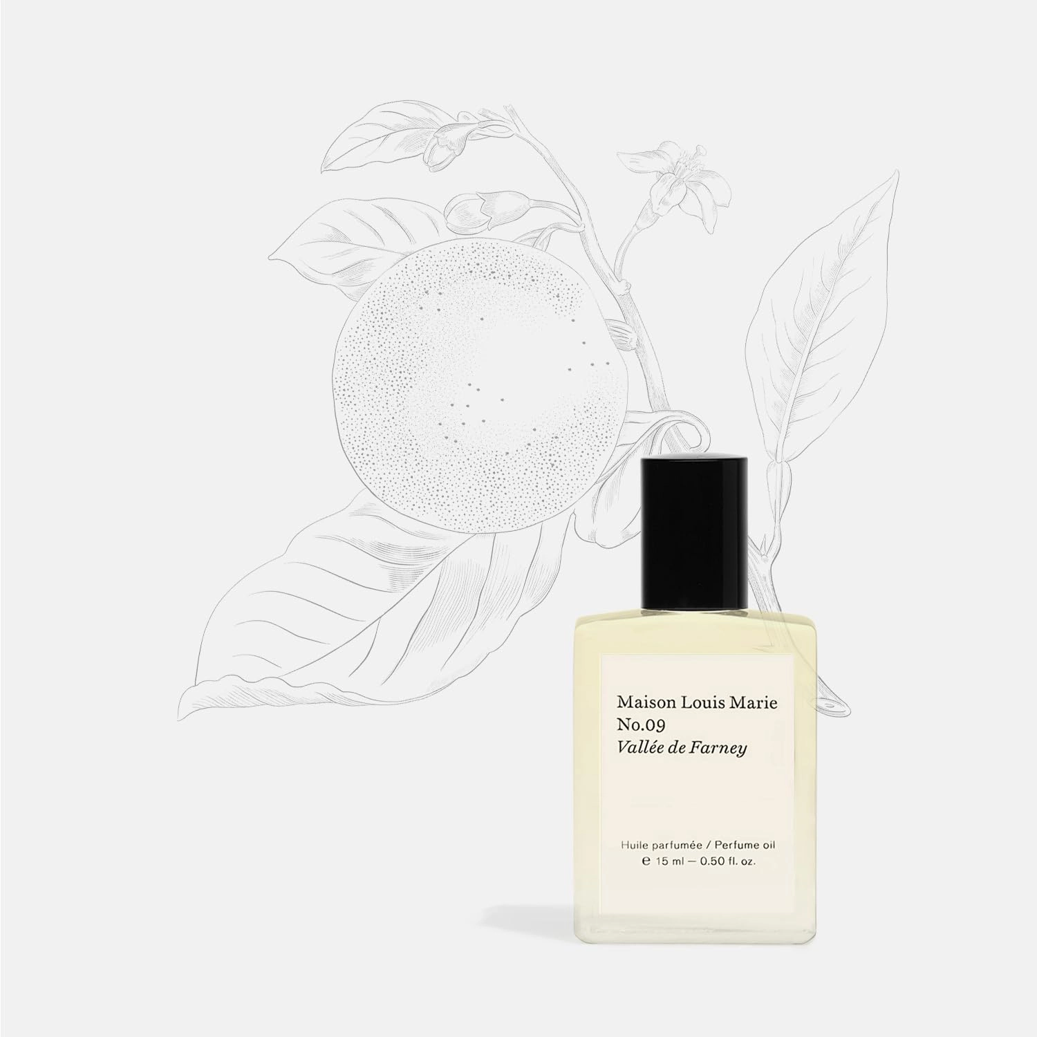 Maison Louis Marie - No.09 Vallée de Farney Natural Roll-On Perfume Oil | Luxury Clean Beauty   Non-Toxic Fragrance (0.5 fl oz | 15 ml)