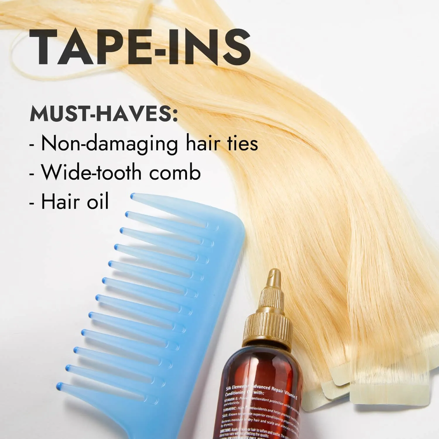 Medium Blonde/Brown Tape In 18 Inch Human Hair Extensions, Tahitian Bliss, 20 Pieces/45g Each, Pretaped, Safely Adhere to Most Hair Types, Easy Application