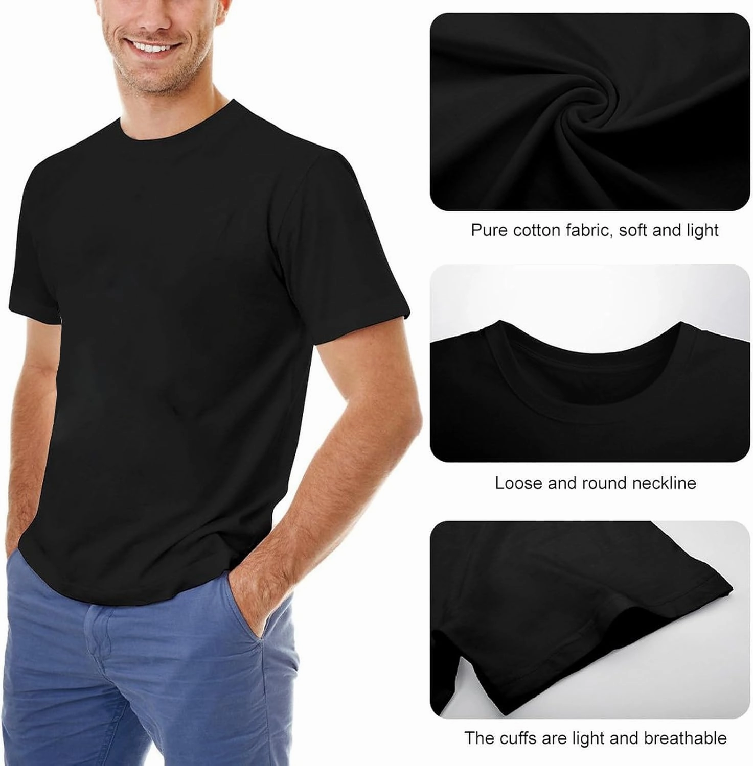 Men's Cotton Shirt Palantir Big Data Analytics Stock Investor Trader Pure Cotton is More Hygroscopic Black