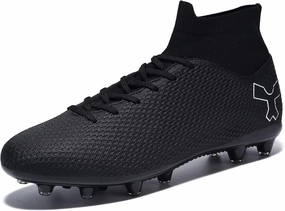 Men's Soccer Cleats Football Cleats for Mens Big Boys High-Top Spikes Shoes for Youth Professional Training Turf Indoor Outdoor Sneaker