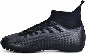 Men's Soccer Cleats Football Shoes High-Tops Non-Slip Spikes Indoor Outdoor Firm Ground Turf Sports Athletic Combat Boots Shoes Size 4.5-12