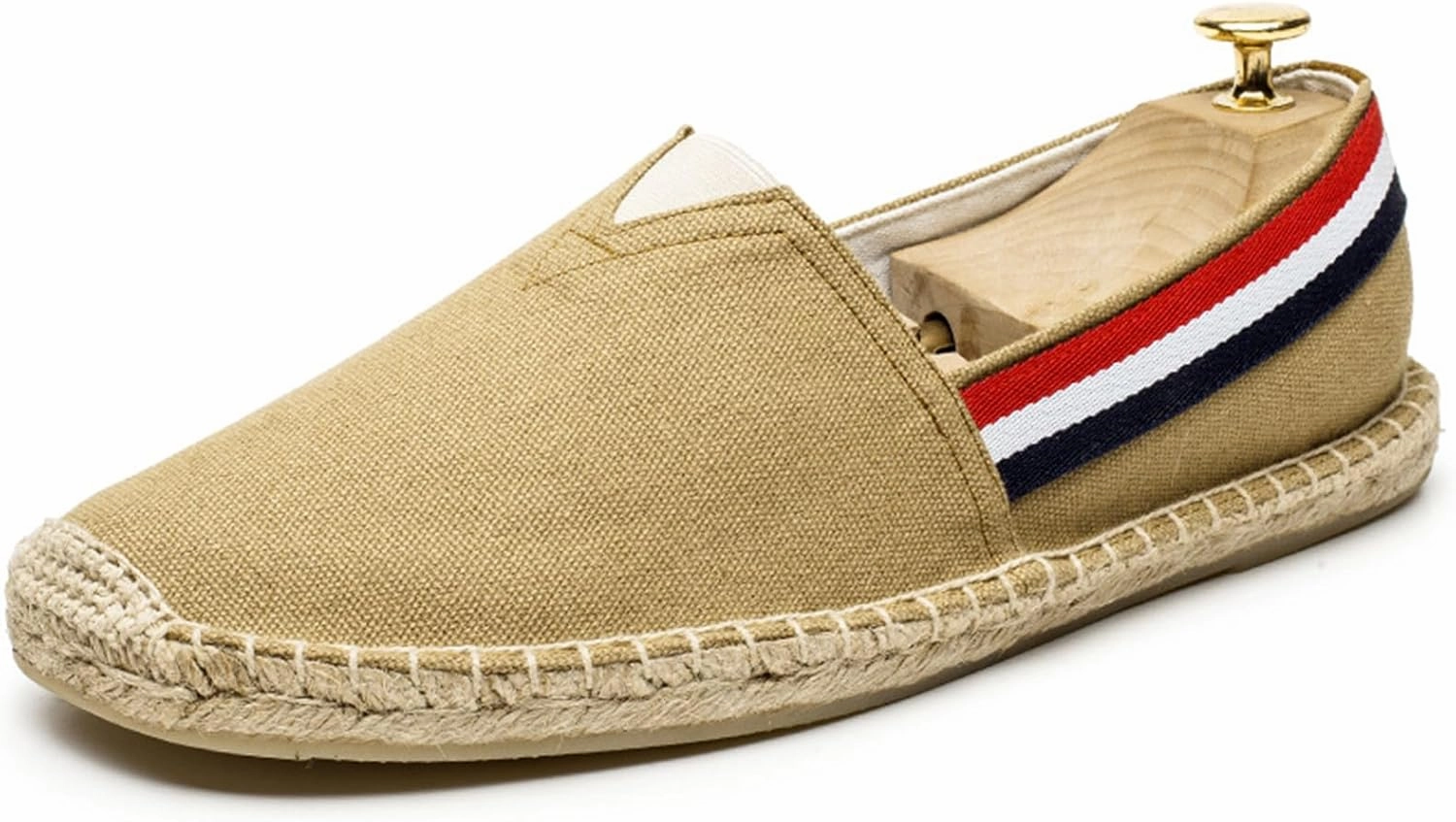 MILDSEVEN Handmade Casual Canvas Shoes for Men, Pull On Soft Loafers, Classical Chinese Breathable Casual Shoes