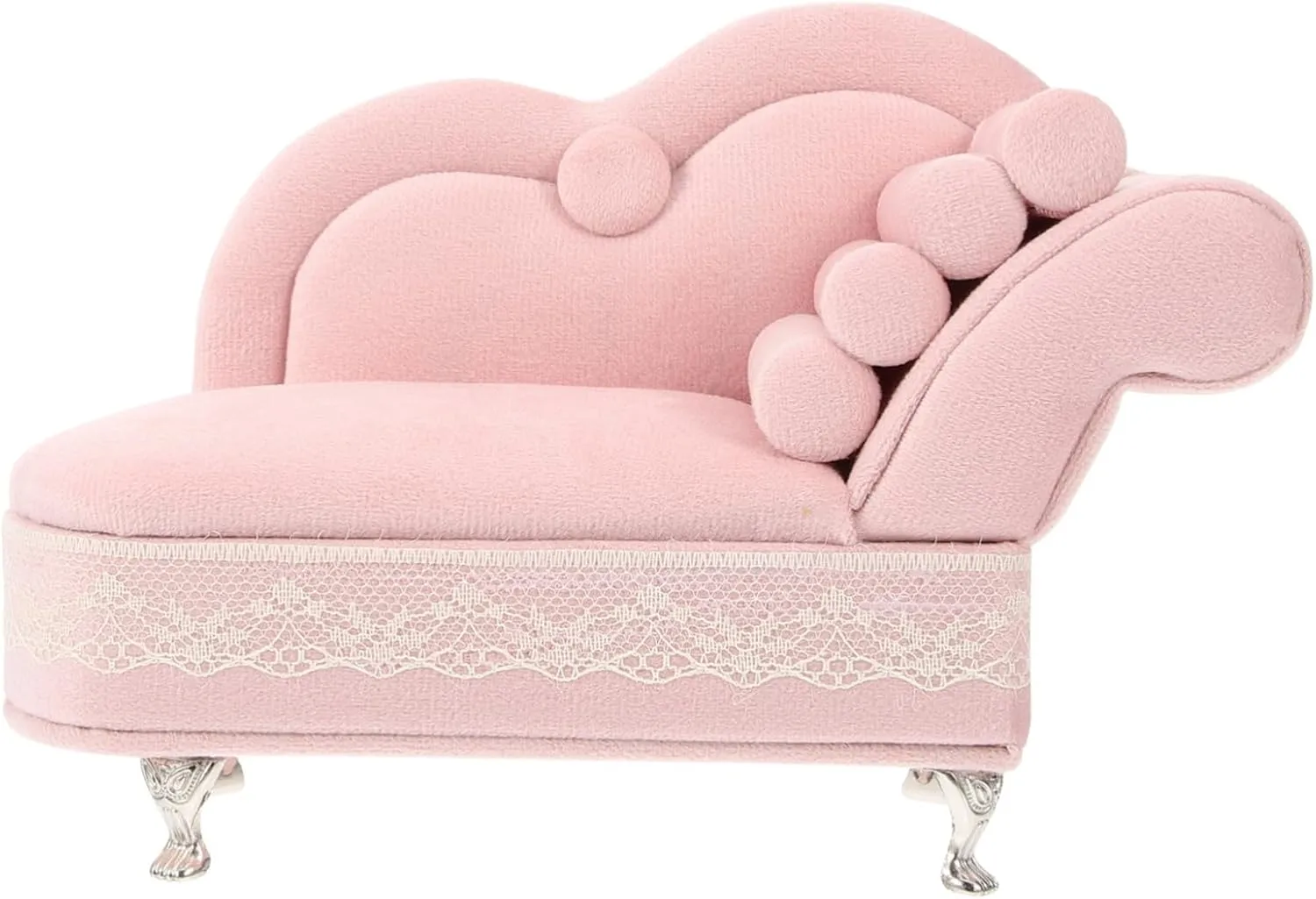 Miniature Sofa Furniture Jewelry Box for Home Decoration Cute Dollhouse Accessory for Play and Micro Scene Photography Chic Craft Design for Living Bedroom