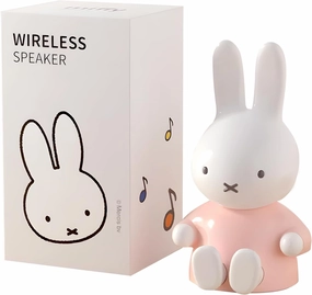 MIPOW x Miffy 2025 New Model Bluetooth Speaker, Portable Wireless HD Stereo, Bluetooth 5.0, 220g Lightweight, 38H Playtime, 15m Range (Pastel Pink)