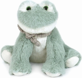MON AMI Fitzgerald The Frog Plushie (Small) – 9” Soft and Cuddly Stuffed Animal Toy for Kids, Cute Easter or Birthday Gift, Adorable and Huggable Frog Plush for Children