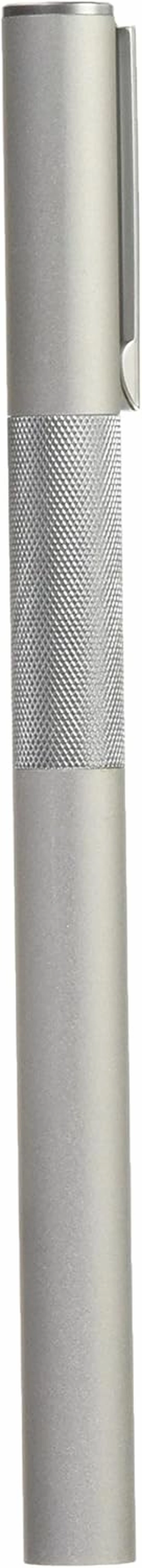 MUJI Aluminum Body Fountain Pen - Fine Nib - with 2 Refill Ink Cartridge