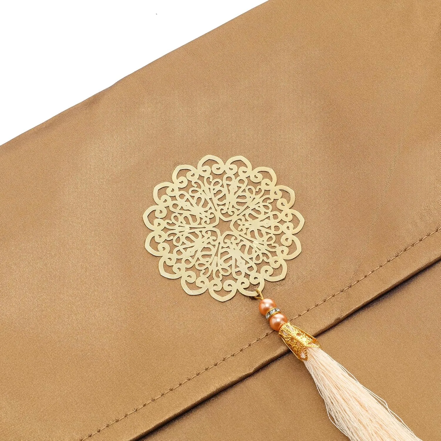 Muslim Prayer Rug and Beads with Portable Bag, Muslim Gifts for Women Men, Janamaz, Sajadah, Soft Mat Islam Gifts Set, Turkish Sajadah for Ramadan, Eid, Hajj, Travel, Pray