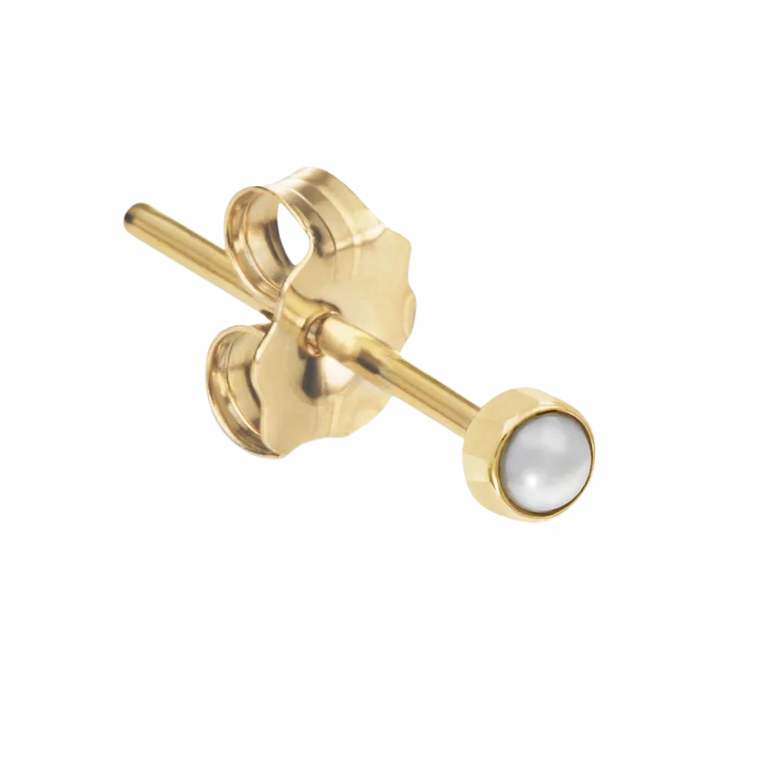 Natural Pearl Stud Earring