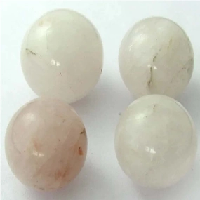 Natural Rose Quartz 4 Balls Sphere Crystal Whoesale lot Healing Reiki
