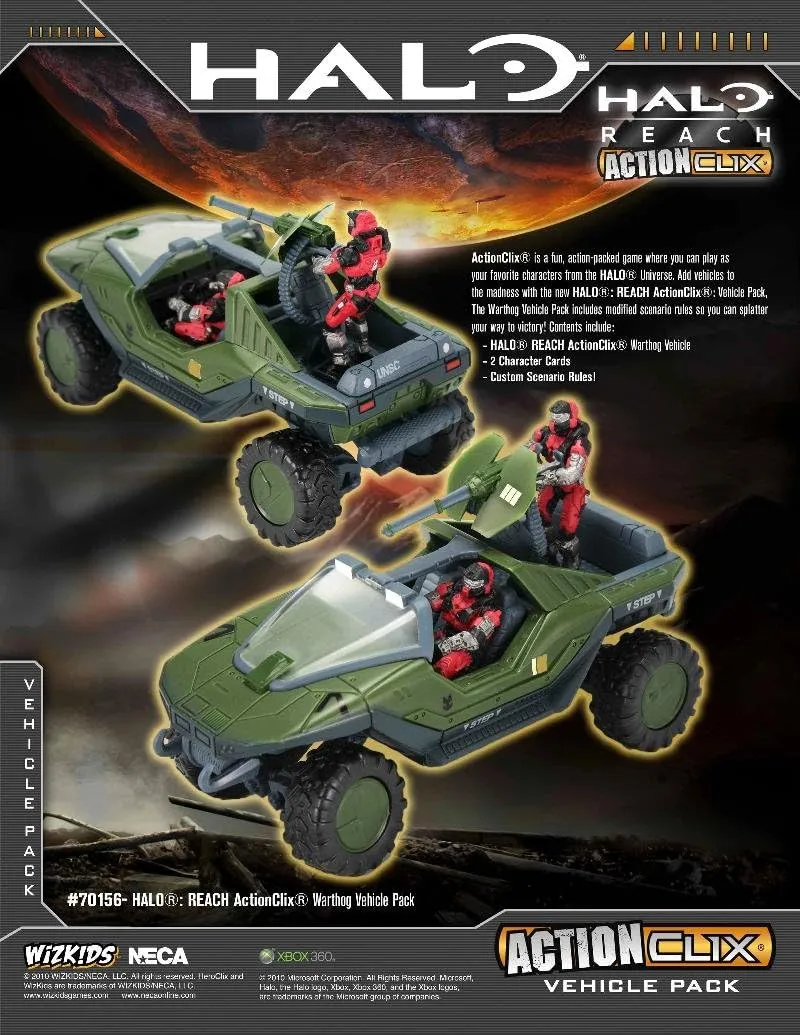NECA Halo Reach Action Clix: Warthog