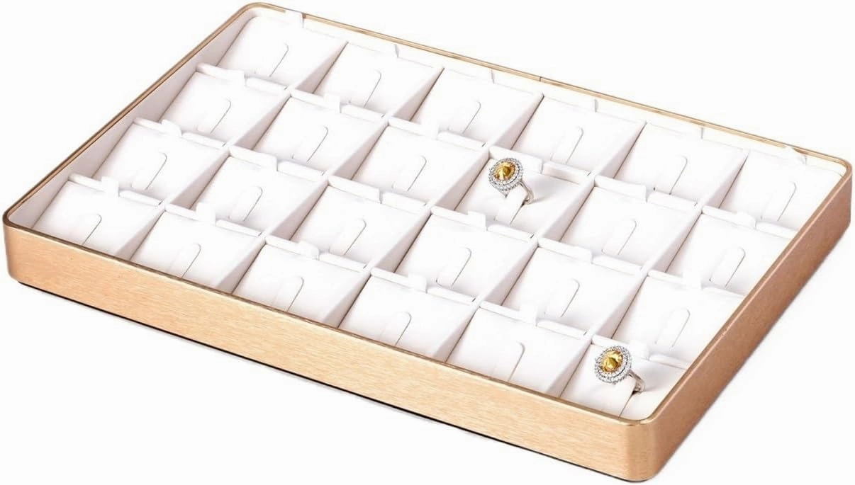 Necklace Display Holder Gold Ring Tray Counter Finger Ring Ornaments Home Storage Tray Bracelet Earrings Earrings Display Racks Jewellery Stand Holder