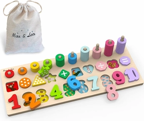 Nother La PlayBoard - Max & Lea - Le jouet complet Pour stimuler l’éveil et la motricité fine des Enfants de 1 à 6 ans.