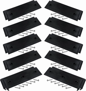 NOVINO Boat Trailer Bunk Slide Pads and Enders for Easier Launching & Loading, 3" x 10" Boat Trailer Bunk Slicks