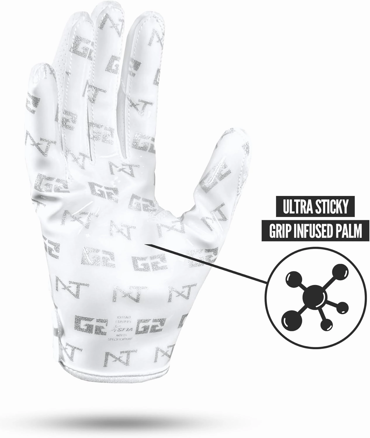 Nxtrnd G2 Pro Football Gloves, Men's Ultra Sticky Elite Receiver Gloves