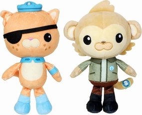 OCTONAUTS Above & Beyond | Plush Kwazii & Paani Toy | 4 to Collect