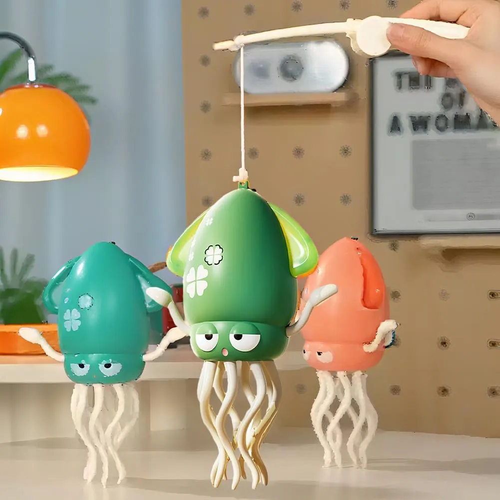 Octopus Interactive Toy for Children Motor Skills Development with Smart Sensor Obstacle Avoidance USB Charging