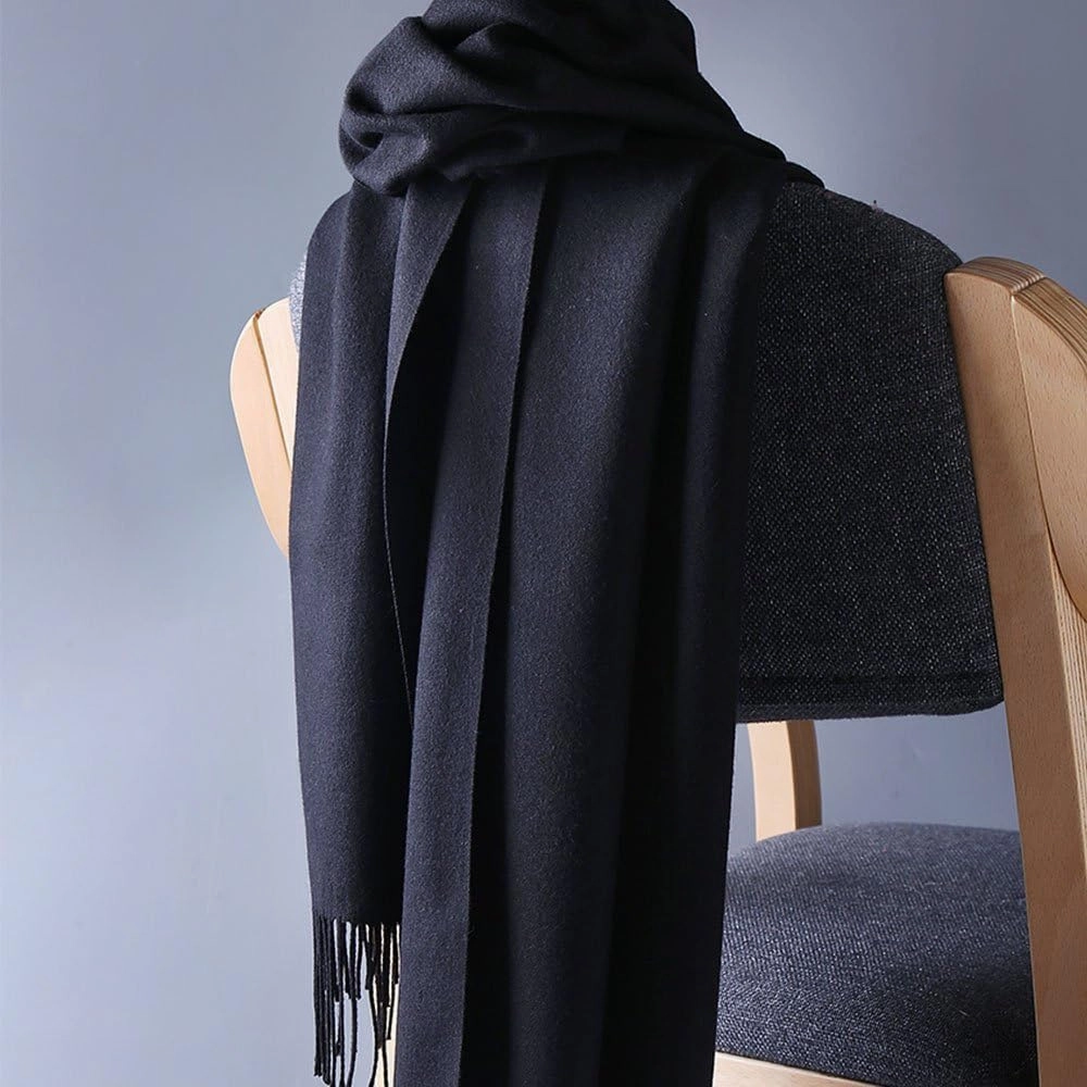 OHAYOMI Womens Pashmina Shawl Wrap Soft Warm Scarf Solid Color Pashmina