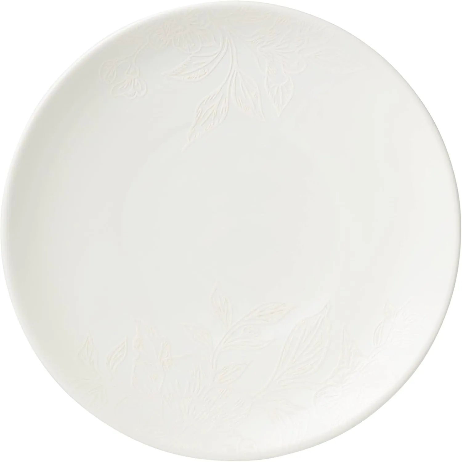 Oneida 897397 Roseto 12-Piece Dinnerware Set, White