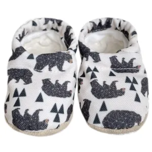 Organic Soft Sole baby shoes | First Walkers Crib Shoes | Pull on soft sole Infant Shoes | Lightweight Soft Sole Crib Shoes Toddler Shoes (Hunter) (4 (18-24 months))
