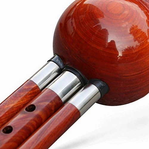 OrientalMusicSanctuary Professional Cambodian Rosewood Hulusi - Chinese Curcubit Gourd Flute (Key of C)