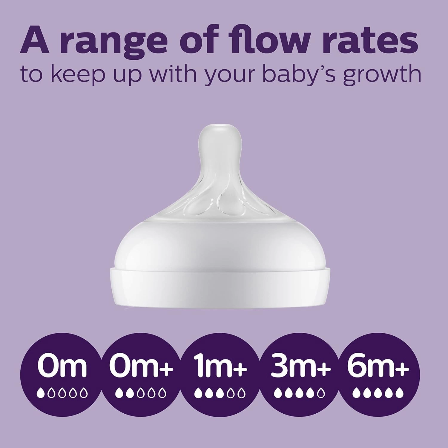 Philips Avent Natural Newborn Glass Gift Set, Baby Bottles with Natural Response Nipples, 3X 4oz (Slow Flow, Flow 2) and 2X 8oz (Medium Flow, Flow 3), 2X Silicone Sleeves, SCD858/01
