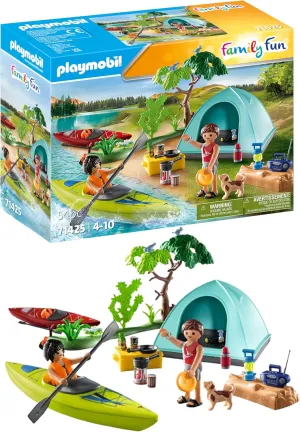 Playmobil Camping with Kayaks