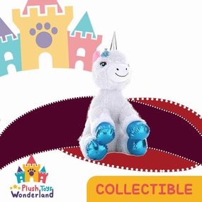 Plush Toys Wanderland Hope The 8 inch Winter Unicorn Stuffed Animal Soft Fantasy Toy Kawaii Cute Unicorn Plushie for Kids Toddlers Girls Boys Birthday Cuddly Magical Creature Doll