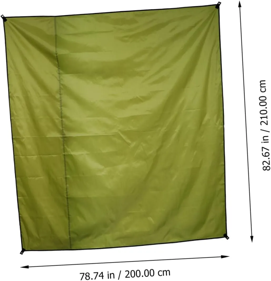 POPETPOP 1pc Portable Outdoor Blanket Oxford Cloth Mat for Beach Camping Hiking Picnics Uv Lightweight Green