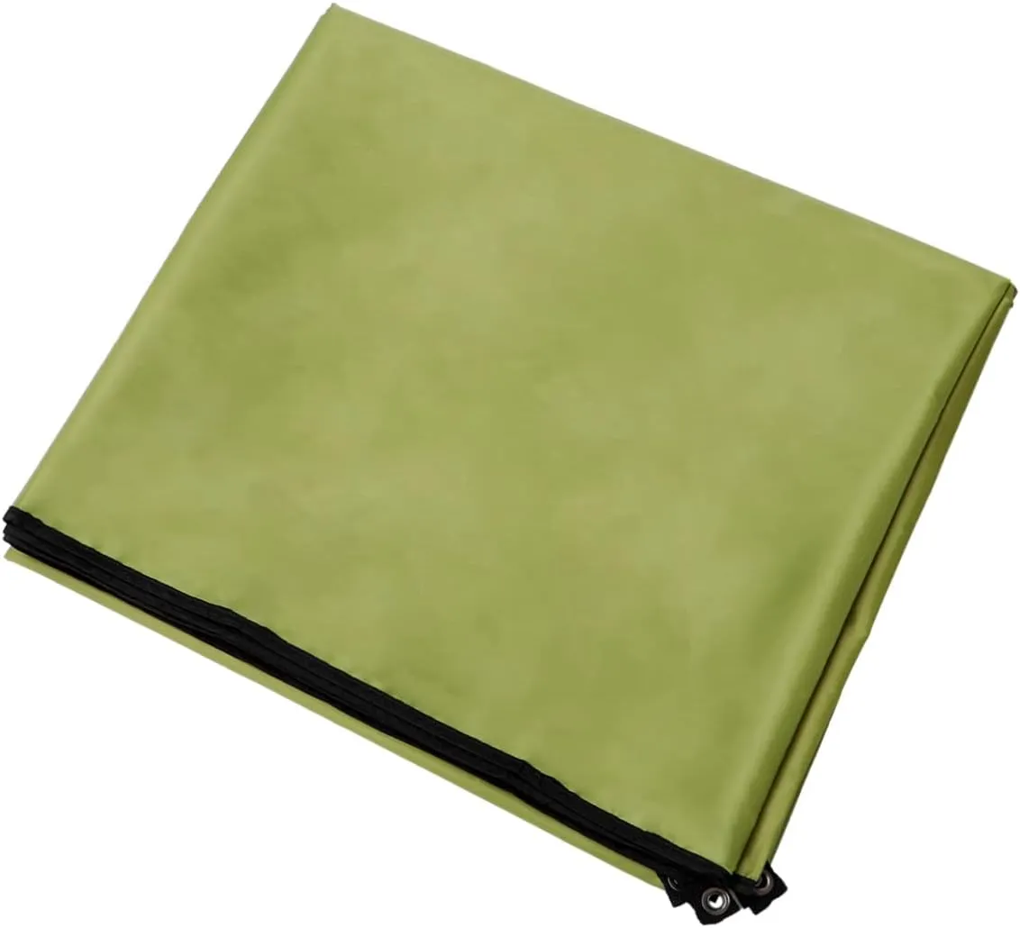 POPETPOP 1pc Portable Outdoor Blanket Oxford Cloth Mat for Beach Camping Hiking Picnics Uv Lightweight Green
