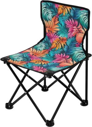 Portable Camping Chairs Color Leaves Lightweight Folding Chair for Camping, Beach, Picnic, Travel and Sports with Carry Bag 20851244
