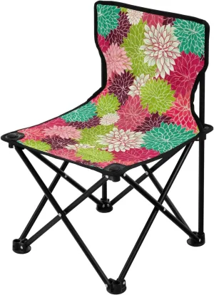 Portable Camping Chairs Flowers Floral Color Lightweight Folding Chair for Camping, Beach, Picnic, Travel and Sports with Carry Bag 20849022