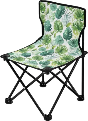 Portable Camping Chairs Leaves Palm Lightweight Folding Chair for Camping, Beach, Picnic, Travel and Sports with Carry Bag 20849553