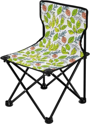 Portable Camping Chairs Leaves Tropical Palm Lightweight Folding Chair for Camping, Beach, Picnic, Travel and Sports with Carry Bag 20856087