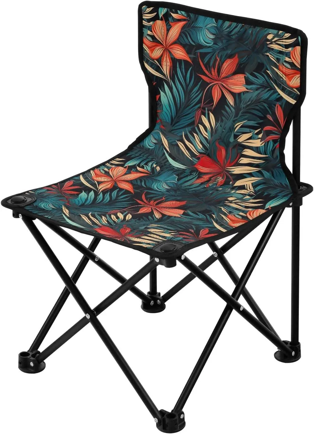 Portable Camping Chairs Palm Leaves Lightweight Folding Chair for Camping, Beach, Picnic, Travel and Sports with Carry Bag 20850143