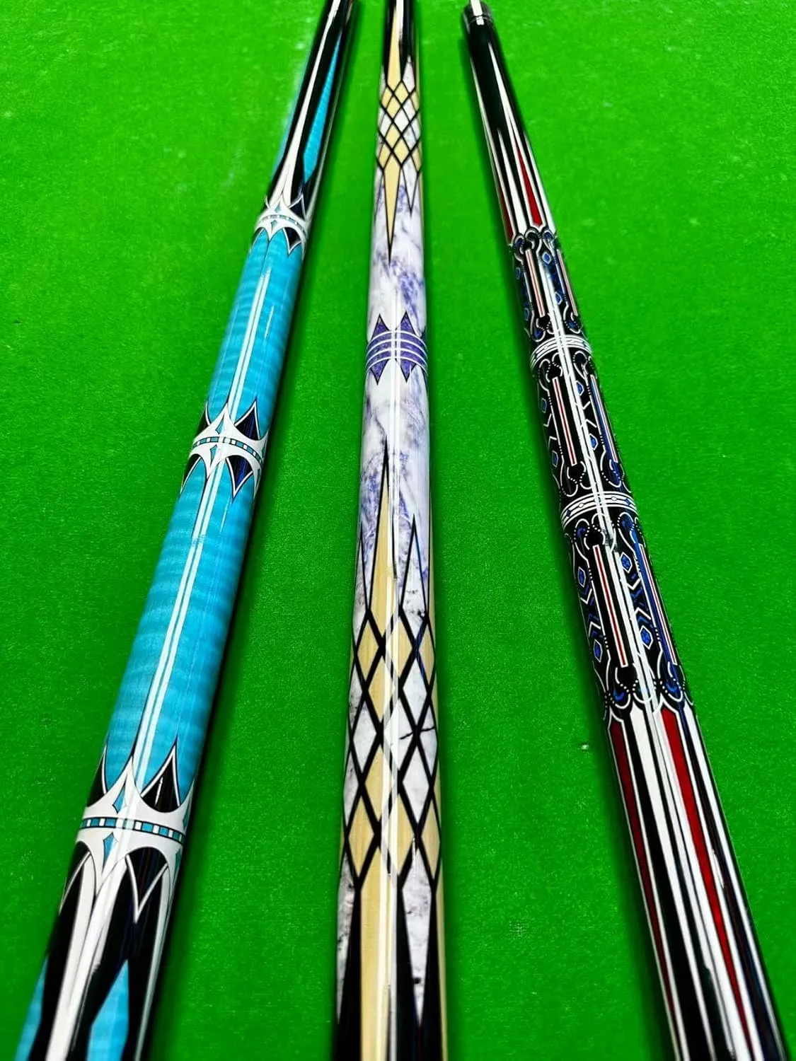 Premium Billiard Cue Pool Sticks, 58 Inch Professional Canadian Maple Wood Pool Cue Stick, 13mm Leather Tip Pool Cue with Glove