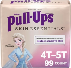 Pull-Ups Girls' Skin Essentials Potty Training Pants, Training Underwear, 4T-5T (38-50 lbs), 99 Ct (3 Packs of 33)