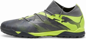 PUMA Men Future 7 Match Rush Turf Soccer Cleats - Green, Grey