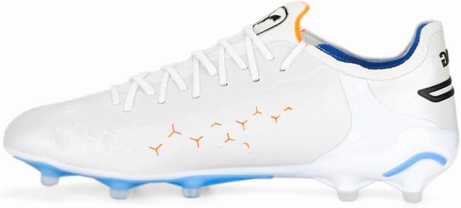 PUMA Mens King Ultimate Firm Ground/Ag Soccer Cleats Cleated, Firm Ground, Turf - White