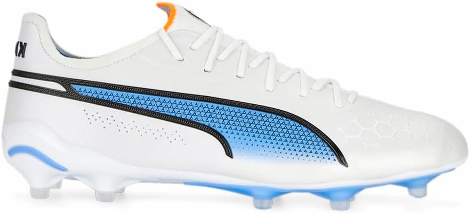 PUMA Mens King Ultimate Firm Ground/Ag Soccer Cleats Cleated, Firm Ground, Turf - White