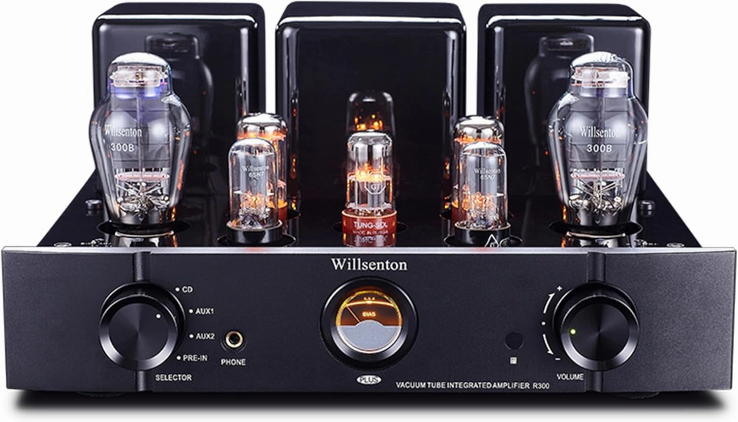 R300 Plus Tube Amplifier 300Bx2 Single-Ended Class A Integrated Amplifier Power Amplifier Headphones amp All in One