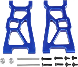 RC Car Parts for ZD for Racing DBX-10 1/10 RC Remote Control Car for Desert Off-Road Vehicle Front for Swing Arm Metal Upgrade Repair Parts(Blue)