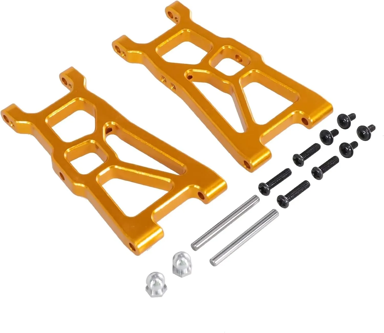 RC Car Parts for ZD Racing for DBX-10 1/10 RC Remote Control Car Desert Off-Road Vehicle Metal Upgrade Accessories Front Swing Arm Decoration RC Car Parts(Yellow)