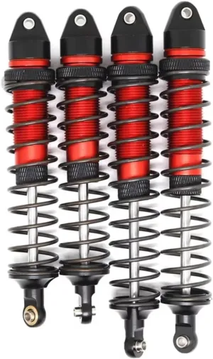 Rc Shock Absorber For Arrma For Granite For Senton Big For Rock For Vorteks For Typhon 1/10 4Pcs Metal Front & Rear Shock Absorber Damper Rc Car Upgrade Parts