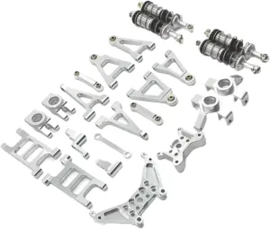 Rc Shock Absorber For MJX 14301 14303 14302 Metal For Spring Shock Absorber Set RC Car Off-road Tracked Vehicle Vehicle Parts Accessories Upgrade Replacement Use