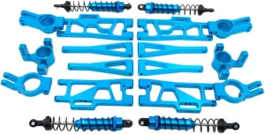 Rc Shock Absorber For WLtoys 104009 104019 104018 104016 1/10 Aluminum Front And Rear Shock Absorber Set Assembly RC Car Off-road Vehicle Parts Replacement And Use